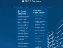 Tablet Screenshot of dpcitsolutions.com